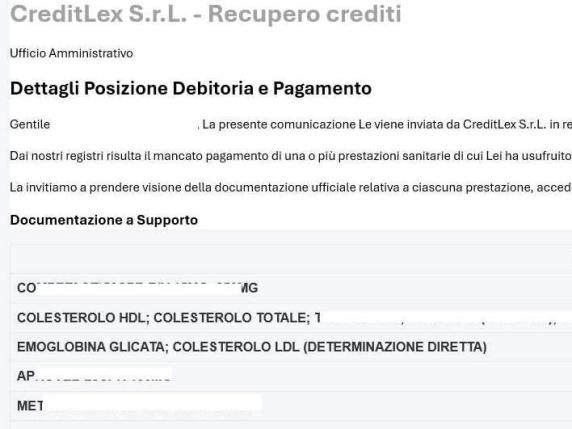 mail phishing furto dati sanitari