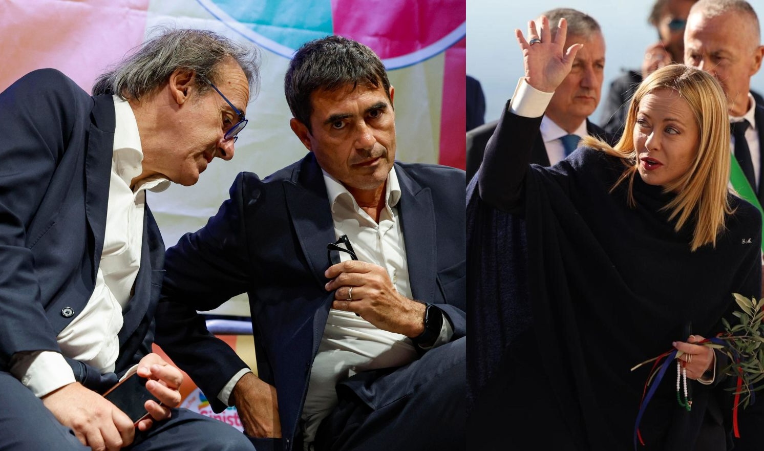 Bonelli, Fratoianni, Meloni