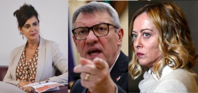giorgia meloni cortigiana maurizio landini laura boldrini