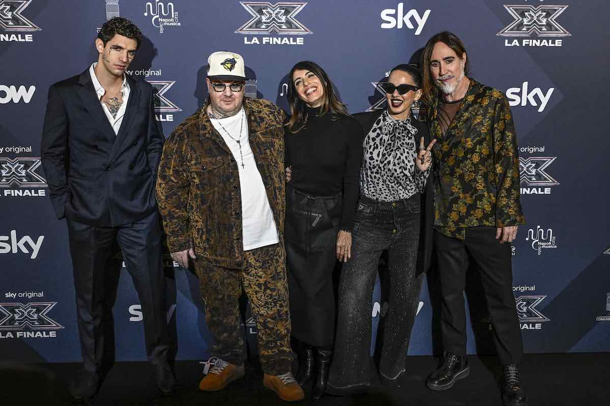 Giudici di X Factor, Achille Lauro, Jake La Furia, Giorgia, Paola Iezzi e Manuel Agnelli