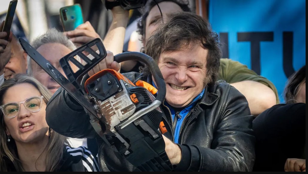 javier milei motosega