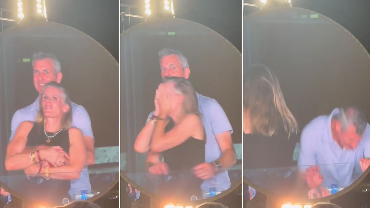 kiss cam coldplay concerto tradimento ceo video