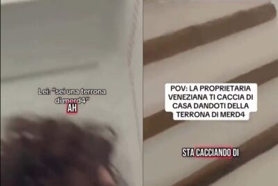 studentessa venezia cacciata di casa insulto terrona